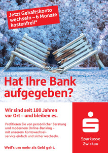 Sparkasse Zwickau Prospekt - Gehaltskonto