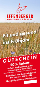 Robert Effenberger Bremens Vollkornbäckerei Prospekt - Angebote ab 23.01.
