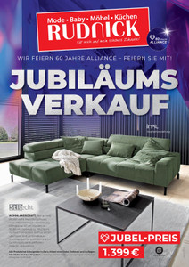 Rudnick Prospekt - Jubiläumsverkauf