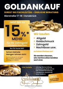 Die Goldwaage Prospekt - Goldankauf