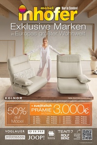 Möbel Inhofer Prospekt - Angebote ab 18.09.