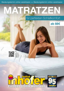 Möbel Inhofer Prospekt - Angebote ab 18.06.