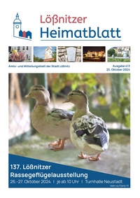 Lößnitzer Heimatblatt Prospekt - Lößnitzer Heimatblatt - Ausgabe 413