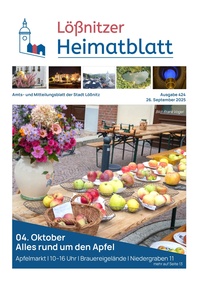 Lößnitzer Heimatblatt Prospekt - Lößnitzer Heimatblatt