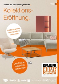 KEMNER HOME COMPANY Prospekt - Kollektions-Eröffnung