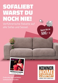 KEMNER HOME COMPANY Prospekt - Sofaliebt warst Du noch nie