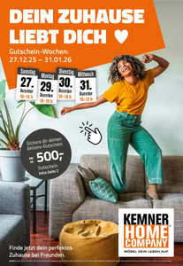 KEMNER HOME COMPANY Prospekt - Gutschein-Wochen 