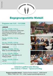 Begegnungsstätte Niebüll Prospekt - Angebote ab 10.01.