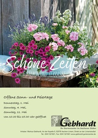 Blumen Gebhardt Prospekt - Gebhardt