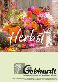 Blumen Gebhardt Prospekt - Blumen Gebhardt