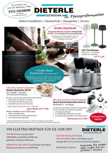 Dieterle Elektrotechnik Prospekt - Angebote