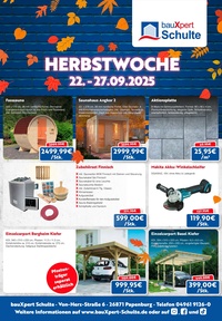 bauXpert Prospekt - Herbstwoche 22. - 27.09.2025