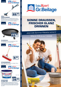 bauXpert Prospekt - Sonne draußen frischer Glanz drinnen