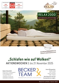 Becker & Team Prospekt - Becker & Team Relax 2000