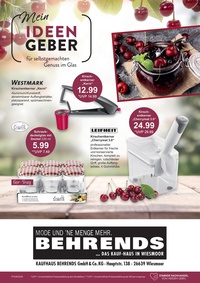 Kaufhaus Behrends Prospekt - Mein Ideengeber für selbstgemachten Genuss im Glas