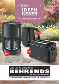 Kaufhaus Behrends Prospekt - Mein Ideegeber für Schnäppchenjäger