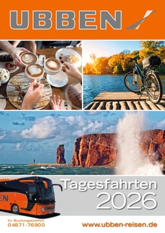UBBEN-Reisen Prospekt - Tagesfahrten - Seite 1