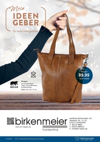 Birkenmeier Kaufhaus Prospekt - Lederwaren
