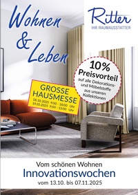 Andreas Ritter Raumausstattung Prospekt - Raumausstatter Ritter Innovationswochen