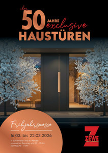 Zewe Prospekt - Über 50 Jahre exclusive Haustüren
