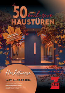 Zewe Prospekt - Herbstmesse 14.09. - 20.09.2026