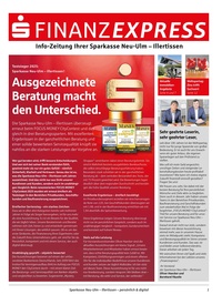 Sparkasse NU-Illerissen Prospekt - 2025/44 | Sparkasse NU-Illertissen