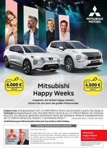 Autohaus Becker Prospekt - Mitsubishi Happy Weeks