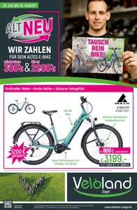 Zügel Zweiradfahrzeuge Prospekt - 2025/30 | Veloland Zügel | Alt gegen Neu