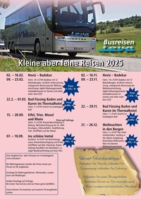 Busreisen Leva Prospekt - Tagesfahrten