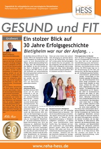 Reha-Zentrum Hess Prospekt - Gesund und fit