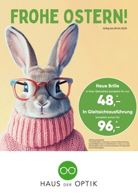Haus der Optik Prospekt - Frohe Ostern!