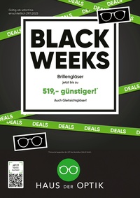 Haus der Optik Prospekt - Black Weeks