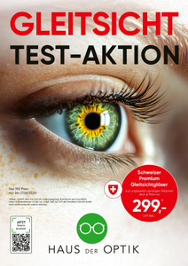 Haus der Optik Prospekt - Gleitsicht Test-Aktion