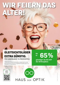 Haus der Optik Prospekt - Wir feiern das Alter!