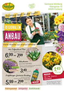 Gartenbau bimberg Prospekt - Frühling liegt in der Luft!