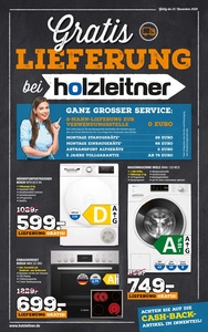 holzleitner Elektrogeräte Prospekt - Angebote ab 03.11.