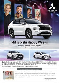 Autohaus Hielscher Prospekt - Mitsubishi Happy Weeks