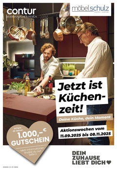 Möbel Schulz Prospekt - contur Jetzt ist Küchenzeit! - Seite 1