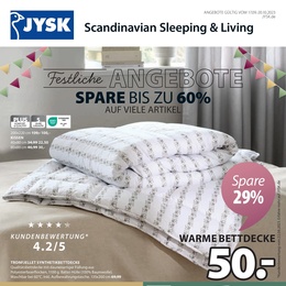 JYSK Prospekt - Spare bis zu 60%