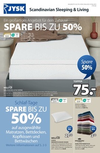 JYSK Prospekt - Spare bis zu 50%