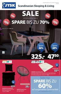 JYSK Prospekt - SALE Spare bis zu 70%