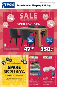 JYSK Prospekt - Spare bis zu 70%