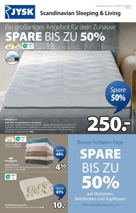 JYSK Prospekt - Spare bis zu 50%