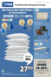 JYSK Prospekt - Spare bis zu 60%