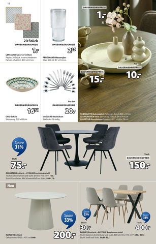 Vorschau des JYSK Prospekts - Möbel, Seite 12