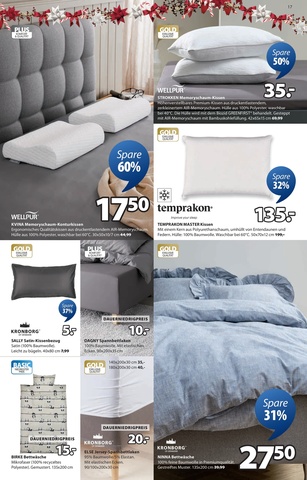 Vorschau des JYSK Prospekts - Geschenkideen für Sie, Seite 17
