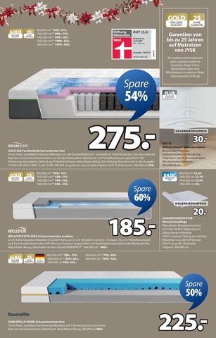 Vorschau des JYSK Prospekts - Geschenkideen für Sie, Seite 22