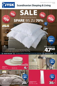 JYSK Prospekt - Spare bis zu 70%