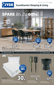 JYSK Prospekt - Spare bis zu 60& - Seite 1