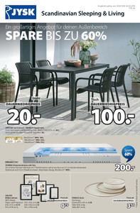 JYSK Prospekt - Spare bis zu 60% - Seite 1